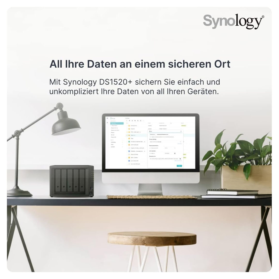 Synology DiskStation DS1520+: 5-Bay NAS Storage with SSD Cache Acceleration Price in Jordan Synology DiskStation DS1520+: 5-Bay NAS Storage with SSD Cache Acceleration - Buy Online in Jordan | OfficeJo