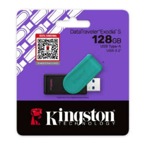 Kingston DataTraveler Exodia S USB Flash Drive – 128GB, USB 3.2 Gen 1 - Buy Online in Jordan | OfficeJo