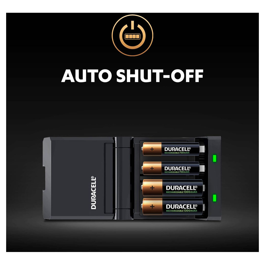 Duracell Hi-Speed Battery Charger (CEF27) - AA & AAA, Rechargeable Batteries Included Price in Jordan Duracell Hi-Speed Battery Charger (CEF27) - AA & AAA, Rechargeable Batteries Included - Buy Online in Jordan | OfficeJo