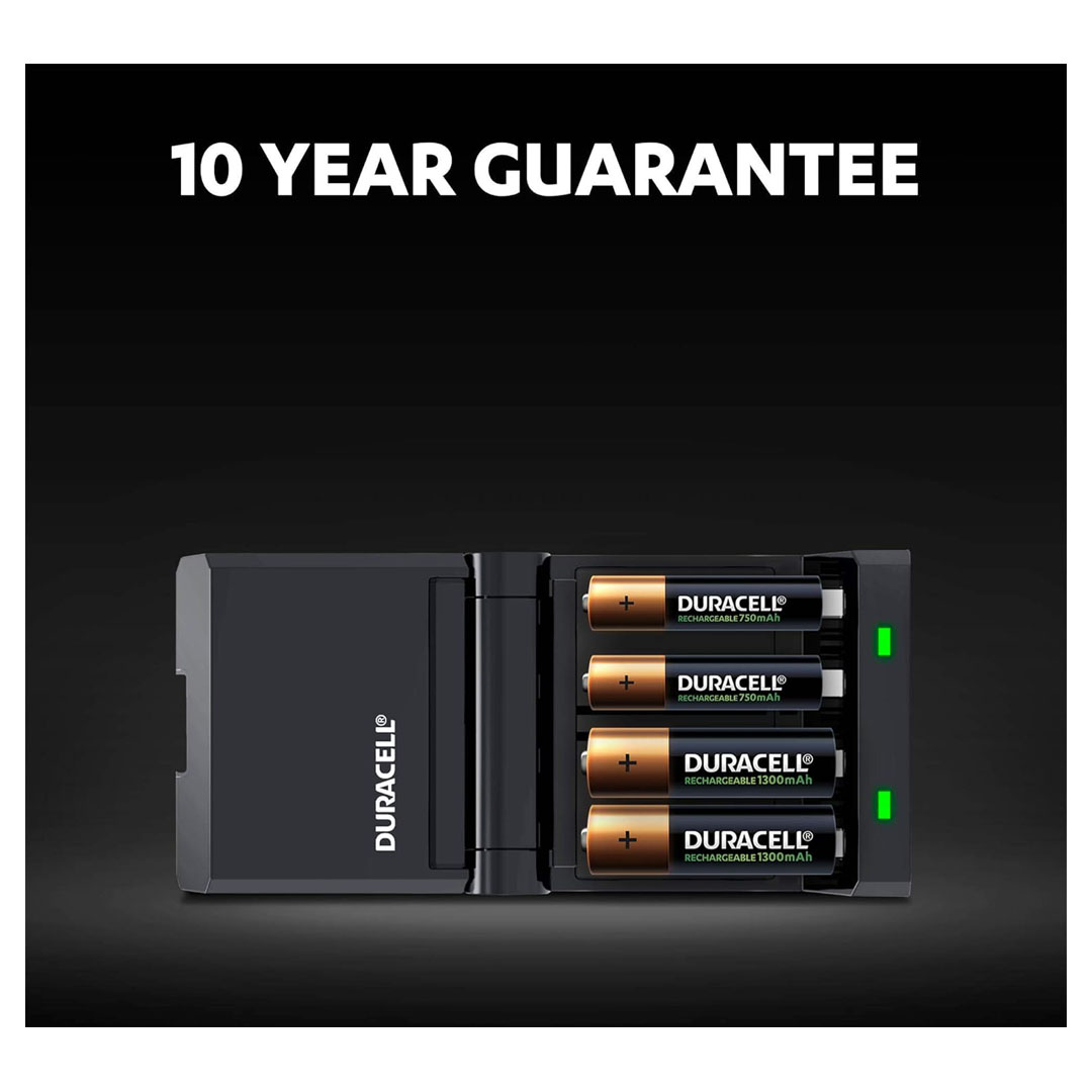 Duracell Hi-Speed Battery Charger (CEF27) - AA & AAA, Rechargeable Batteries Included Price in Jordan Duracell Hi-Speed Battery Charger (CEF27) - AA & AAA, Rechargeable Batteries Included - Buy Online in Jordan | OfficeJo