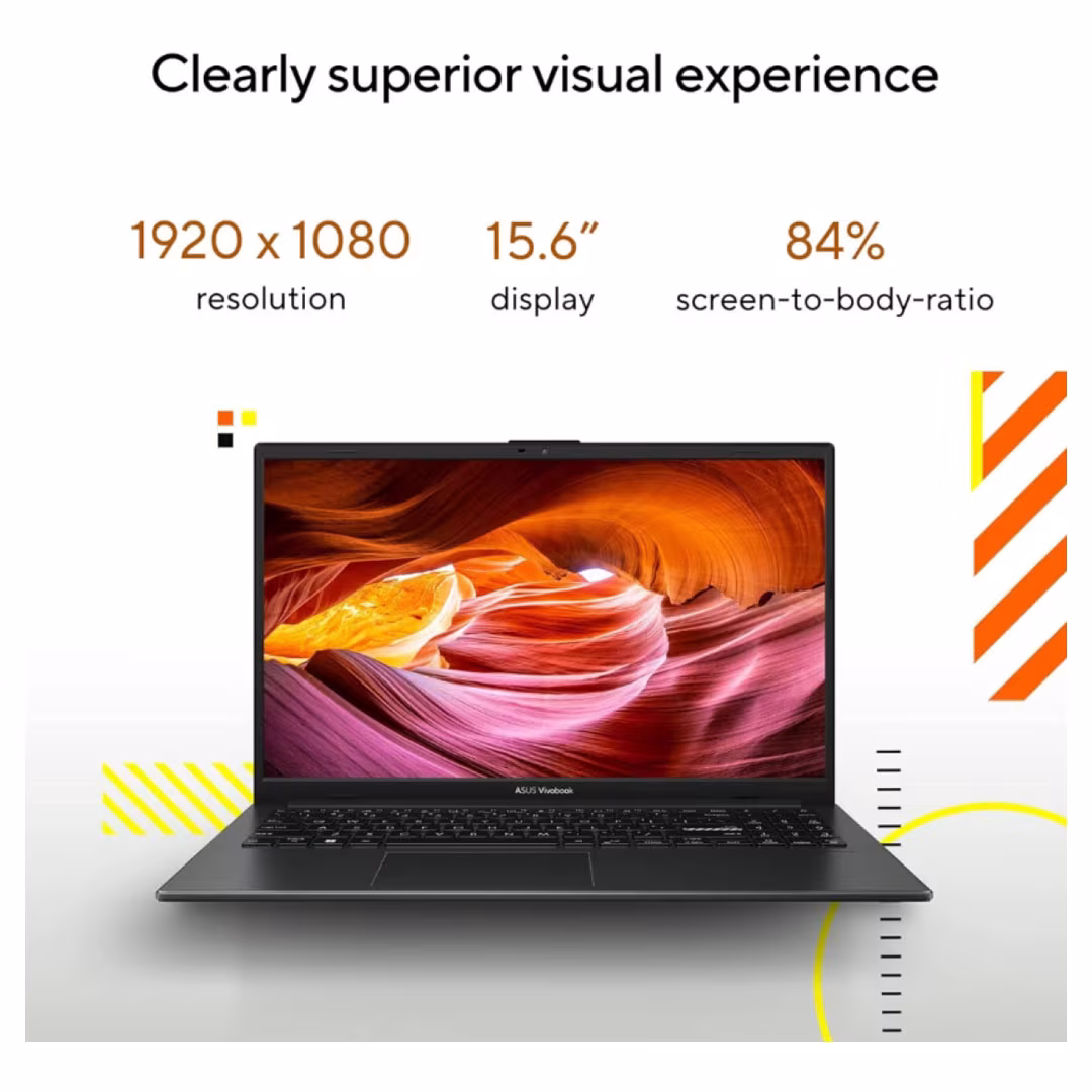 ASUS Vivobook Go 15 Laptop (E1504FA-NJ287) - AMD Ryzen 5 7520U, 8GB DDR5, 15.6" FHD Display, Black Price in Jordan ASUS Vivobook Go 15 Laptop (E1504FA-NJ287) - AMD Ryzen 5 7520U, 8GB DDR5, 15.6" FHD Display, Black - Buy Online in Jordan | OfficeJo