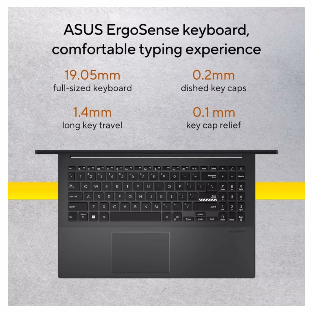 ASUS Vivobook Go 15 Laptop (E1504FA-NJ287) - AMD Ryzen 5 7520U, 8GB DDR5, 15.6" FHD Display, Black Price in Jordan ASUS Vivobook Go 15 Laptop (E1504FA-NJ287) - AMD Ryzen 5 7520U, 8GB DDR5, 15.6" FHD Display, Black - Buy Online in Jordan | OfficeJo