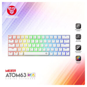FANTECH ATOM63 MK859 60% Mechanical Keyboard – RGB, Blue Switch, Wired Price in Jordan FANTECH ATOM63 MK859 60% Mechanical Keyboard – RGB, Blue Switch, Wired - Buy Online in Jordan | OfficeJo