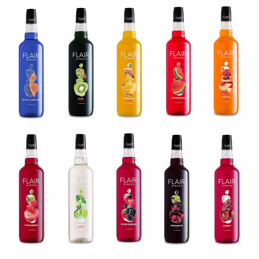Flair Syrups for Soda Spark Machine – Blue Curacao, Strawberry, Mixed Berries, Mojito & More Price in Jordan Flair Syrups for Soda Spark Machine – Blue Curacao, Strawberry, Mixed Berries, Mojito & More - Buy Online in Jordan | OfficeJo