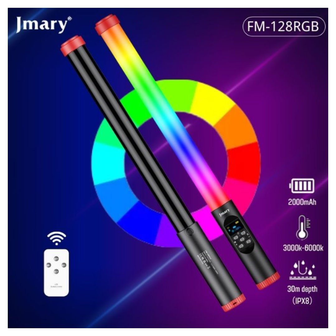 Jmary FM-128RGB LED Light Wand – 114 Beads, RGB, Waterproof 30m Price in Jordan Jmary FM-128RGB LED Light Wand – 114 Beads, RGB, Waterproof 30m - Buy Online in Jordan | OfficeJo