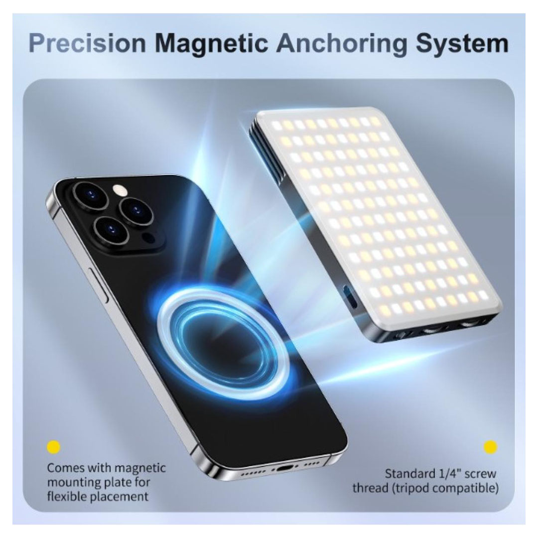 Jmary FM-168R Magnetic Mobile Fill Light – 10W, CRI >95, 2500-9000K Price in Jordan Jmary FM-168R Magnetic Mobile Fill Light – 10W, CRI >95, 2500-9000K - Buy Online in Jordan | OfficeJo