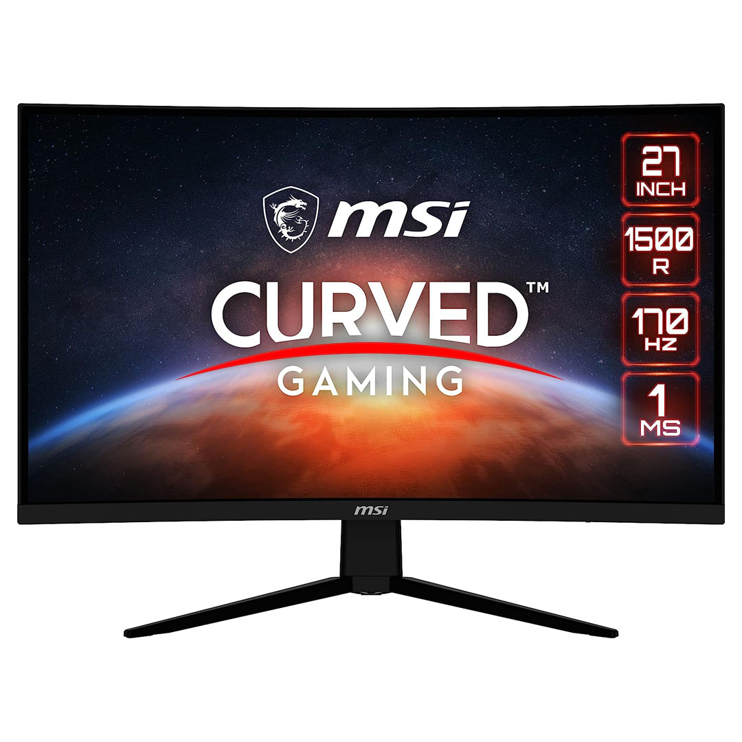 MSI G273CQ, 27" Curved Gaming Monitor, 2560 x 1440 (QHD), VA, 170Hz, FreeSync Premium, HDR Ready, HDMI, Displayport, Tilt Price in Jordan MSI G273CQ, 27" Curved Gaming Monitor, 2560 x 1440 (QHD), VA, 170Hz, FreeSync Premium, HDR Ready, HDMI, Displayport, Tilt - Buy Online in Jordan | OfficeJo