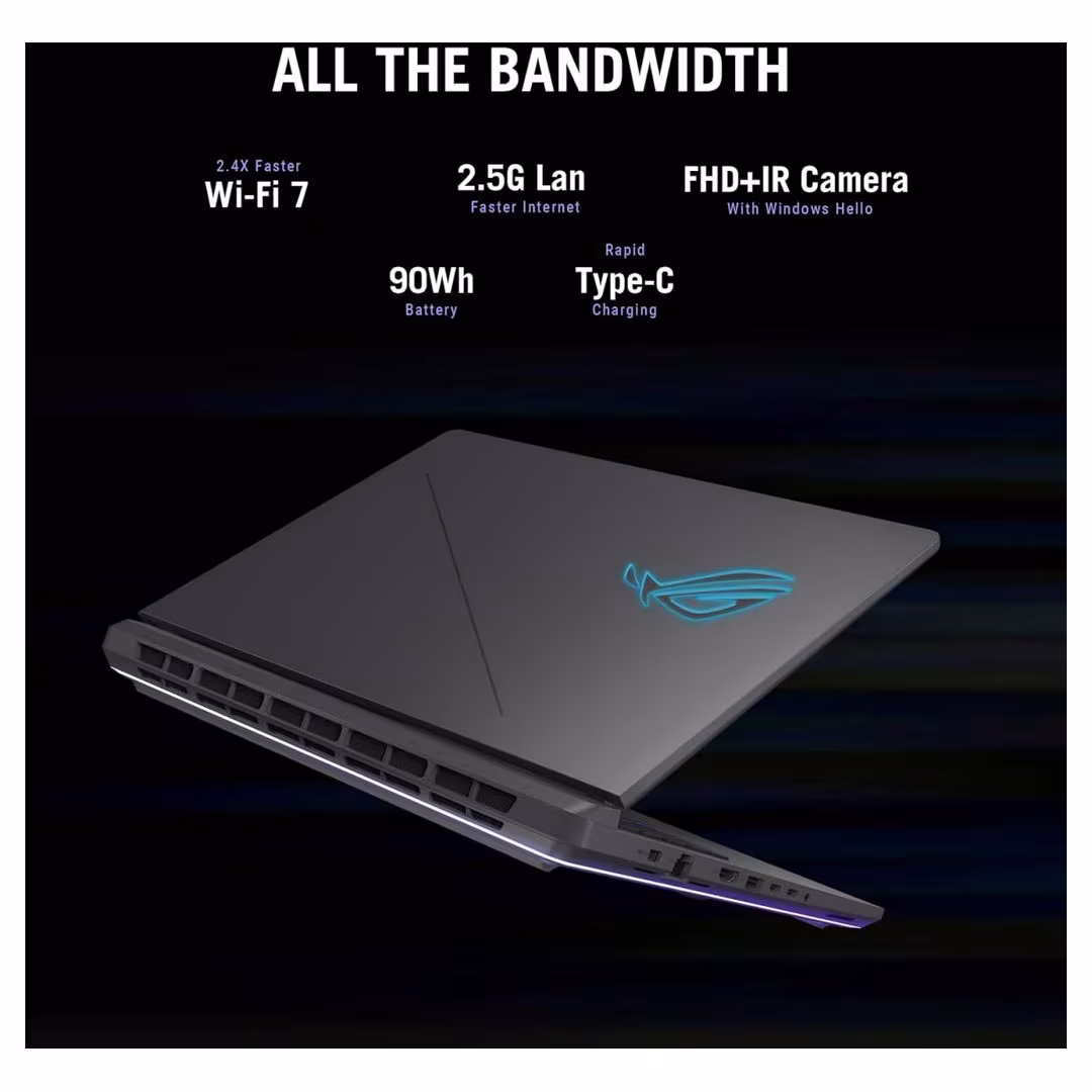 ASUS ROG Strix G16 Gaming Laptop - Intel Core i7-14650HX, RTX 5070 8GB, 16GB DDR5, 512GB SSD, 16" FHD+ 165Hz Price in Jordan ASUS ROG Strix G16 Gaming Laptop - Intel Core i7-14650HX, RTX 5070 8GB, 16GB DDR5, 512GB SSD, 16" FHD+ 165Hz - Buy Online in Jordan | OfficeJo