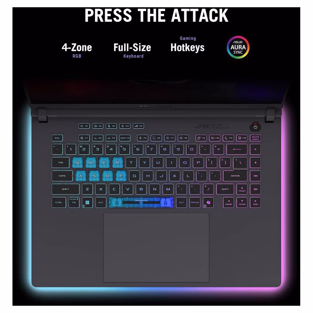 ASUS ROG Strix G16 Gaming Laptop - Intel Core i7-14650HX, RTX 5070 8GB, 16GB DDR5, 512GB SSD, 16" FHD+ 165Hz Price in Jordan ASUS ROG Strix G16 Gaming Laptop - Intel Core i7-14650HX, RTX 5070 8GB, 16GB DDR5, 512GB SSD, 16" FHD+ 165Hz - Buy Online in Jordan | OfficeJo