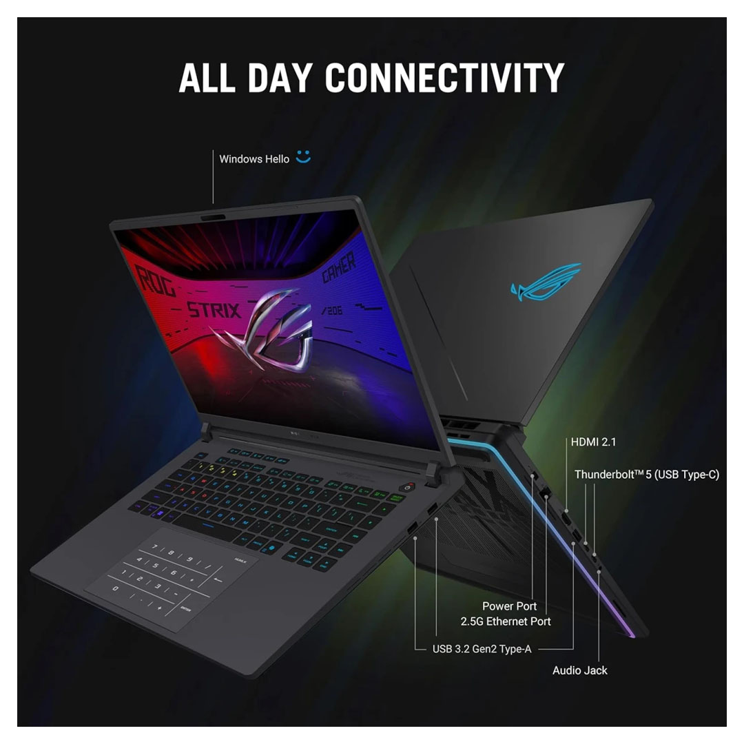 ASUS ROG Strix G16 2025 – Intel Core Ultra 9, RTX 5060, 2.5K 240Hz Price in Jordan ASUS ROG Strix G16 2025 – Intel Core Ultra 9, RTX 5060, 2.5K 240Hz - Buy Online in Jordan | OfficeJo
