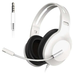 GM2006 Gaming Headset with Mic – 3.5mm, 40mm Driver, 32 Ohms, White Price in Jordan GM2006 Gaming Headset with Mic – 3.5mm, 40mm Driver, 32 Ohms, White - Buy Online in Jordan | OfficeJo