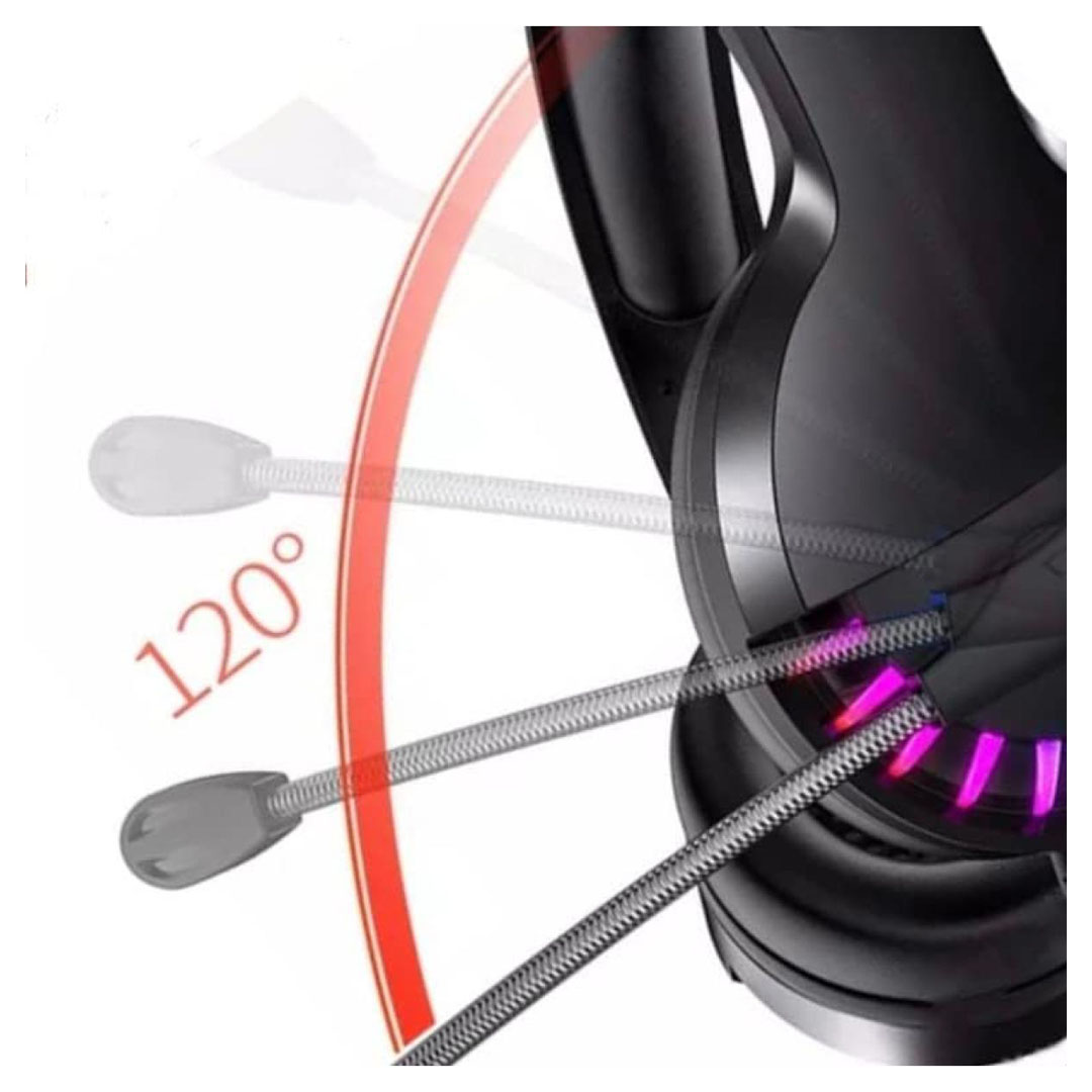 GM2022 RGB LED Gaming Headset with Mic – 40mm Driver, 32 Ohms, 3.5mm Stereo Price in Jordan GM2022 RGB LED Gaming Headset with Mic – 40mm Driver, 32 Ohms, 3.5mm Stereo - Buy Online in Jordan | OfficeJo