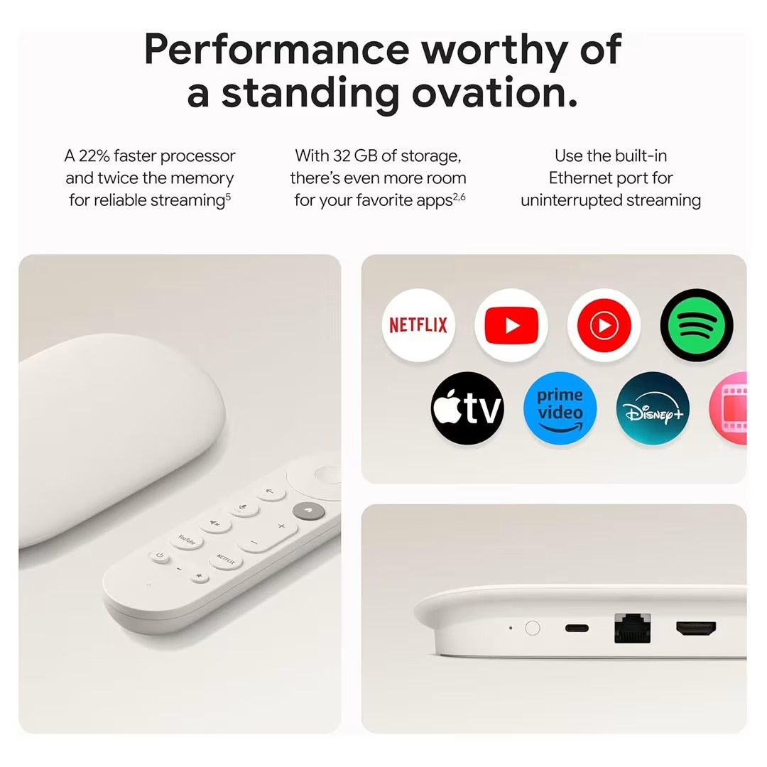 Google TV Streamer – 4K HDR Android TV Price in Jordan Google TV Streamer – 4K HDR Android TV - Buy Online in Jordan | OfficeJo