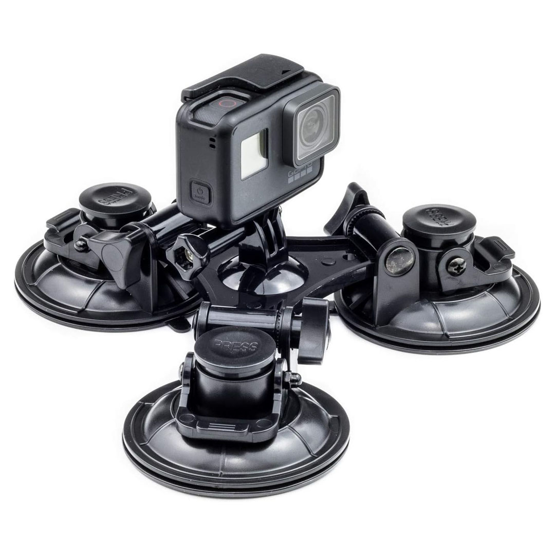 3-Cup Car Suction Cup Mount for GoPro - Buy Online in Jordan | OfficeJo