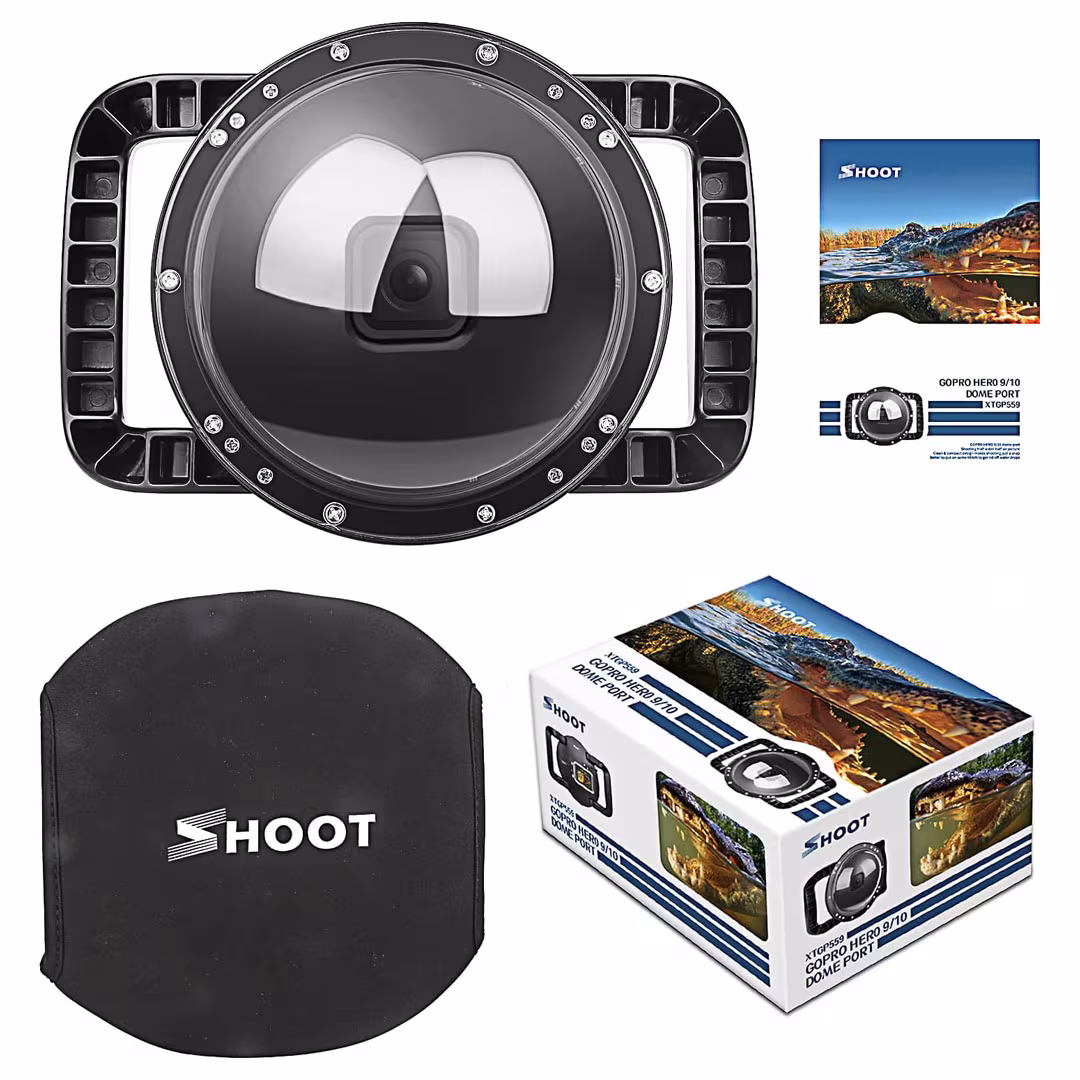 SHOOT Dome Port Lens for GoPro Hero 11/10/9 Black Price in Jordan SHOOT Dome Port Lens for GoPro Hero 11/10/9 Black - Buy Online in Jordan | OfficeJo
