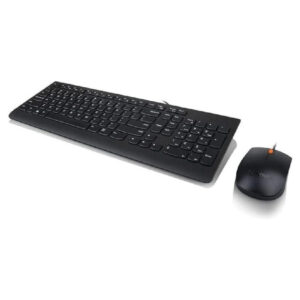 Lenovo GX30M39607 USB Keyboard & Mouse Combo – Wired, Ergonomic, Waterproof - Buy Online in Jordan | OfficeJo