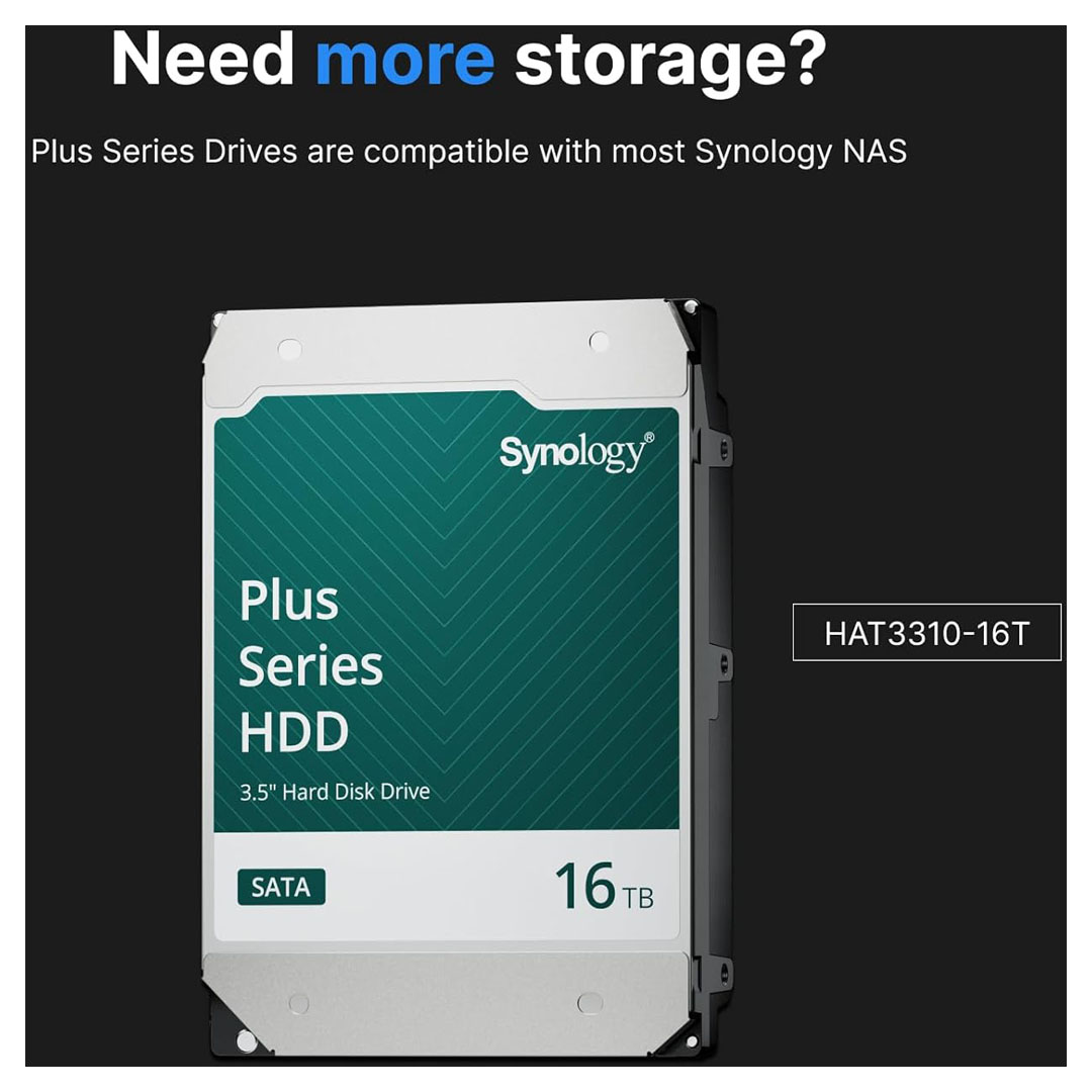 Synology HAT3300 Plus 16TB NAS HDD Price in Jordan Synology HAT3300 Plus 16TB NAS HDD - Buy Online in Jordan | OfficeJo