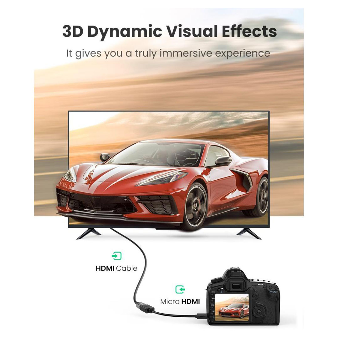 UGREEN HD107 HDMI Male to HDMI Female Cable - HDMI Male to HDMI Female Cable for Versatile Connectivity Price in Jordan UGREEN HD107 HDMI Male to HDMI Female Cable - HDMI Male to HDMI Female Cable for Versatile Connectivity - Buy Online in Jordan | OfficeJo