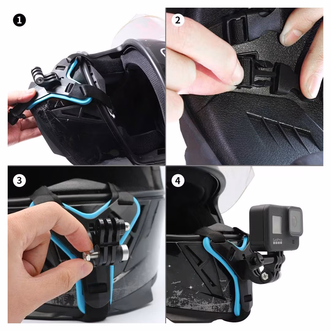 Motorcycle Helmet Chin Strap Mount for GoPro Price in Jordan Motorcycle Helmet Chin Strap Mount for GoPro - Buy Online in Jordan | OfficeJo