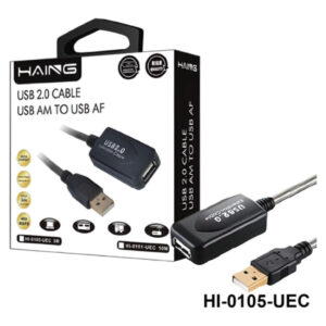 HAING USB 2.0 Type-A Male to Female Active Extension Cable 5M (HI-0105-UEC) - Buy Online in Jordan | OfficeJo