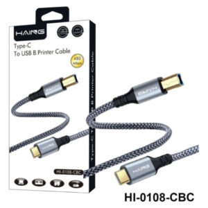 HAING Type-C to USB-B Printer Cable 3M (HI-0108-CBC-3M) - Buy Online in Jordan | OfficeJo