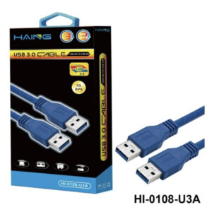 HAING USB 3.0 AM to AM Cable 1M (HI-0108-U3A-1M) Price in Jordan HAING USB 3.0 AM to AM Cable 1M (HI-0108-U3A-1M) - Buy Online in Jordan | OfficeJo