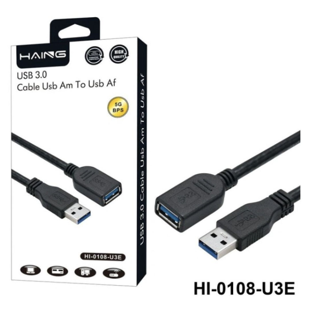 HAING USB 3.0 Extension Cable Male to Female 1M (HI-0108-U3E) Price in Jordan HAING USB 3.0 Extension Cable Male to Female 1M (HI-0108-U3E) - Buy Online in Jordan | OfficeJo