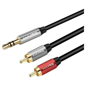 HAING 3.5mm Male to 2 RCA Audio Cable 3M (HI-0150-ARC-3M) - Buy Online in Jordan | OfficeJo