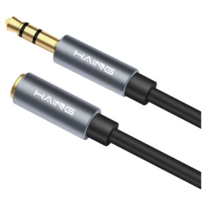 HAING 3.5mm Male to Female AUX Extension Cable 1M (HI-0154-AEC-1M) - Buy Online in Jordan | OfficeJo