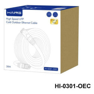 HAING Cat6 Outdoor UTP Ethernet Cable 30M (HI-0301-OEC) Price in Jordan HAING Cat6 Outdoor UTP Ethernet Cable 30M (HI-0301-OEC) - Buy Online in Jordan | OfficeJo