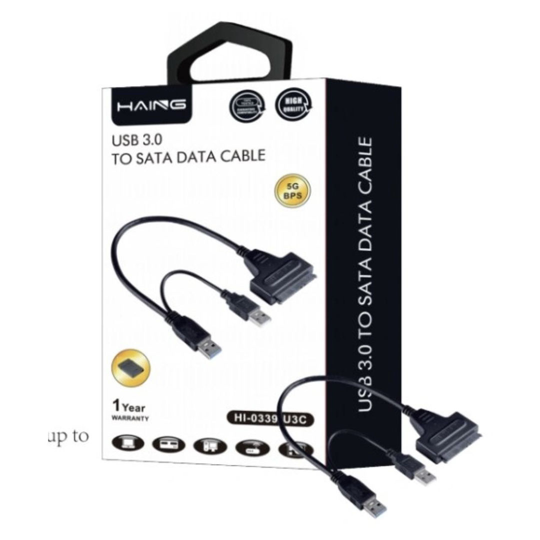 HAING USB 3.0 to SATA SSD Hard Drive Power Cable (HI-0339-U3C) Price in Jordan HAING USB 3.0 to SATA SSD Hard Drive Power Cable (HI-0339-U3C) - Buy Online in Jordan | OfficeJo