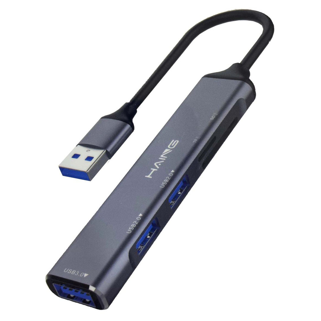 HAING USB to 5-Port Multi-Function Adapter (HI-0502-UHR) Price in Jordan HAING USB to 5-Port Multi-Function Adapter (HI-0502-UHR) - Buy Online in Jordan | OfficeJo