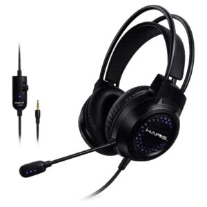HAING Wired Gaming Headset – 50mm Neodymium Drivers, 360° Noise-Cancelling Mic, 3.5mm Price in Jordan HAING Wired Gaming Headset – 50mm Neodymium Drivers, 360° Noise-Cancelling Mic, 3.5mm - Buy Online in Jordan | OfficeJo
