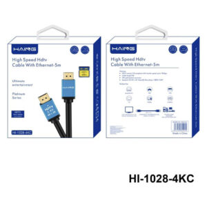 HAING 4K High-Speed HDMI Cable with Ethernet 5M (HI-1028-4KC) Price in Jordan HAING 4K High-Speed HDMI Cable with Ethernet 5M (HI-1028-4KC) - Buy Online in Jordan | OfficeJo