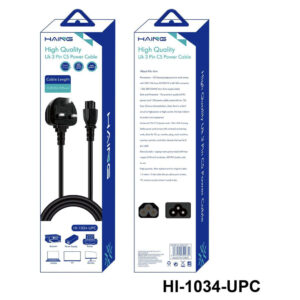 HAING UK 3-Pin to C5 Power Cable 1.5M (HI-1034-UPC-150C) Price in Jordan HAING UK 3-Pin to C5 Power Cable 1.5M (HI-1034-UPC-150C) - Buy Online in Jordan | OfficeJo