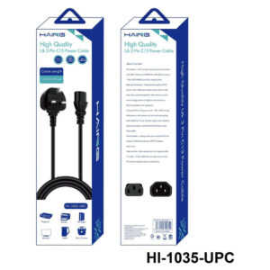 HAING MK 3-Pin to C5 Power Cable 1.5M (HI-1035-UPC-150C) Price in Jordan HAING MK 3-Pin to C5 Power Cable 1.5M (HI-1035-UPC-150C) - Buy Online in Jordan | OfficeJo