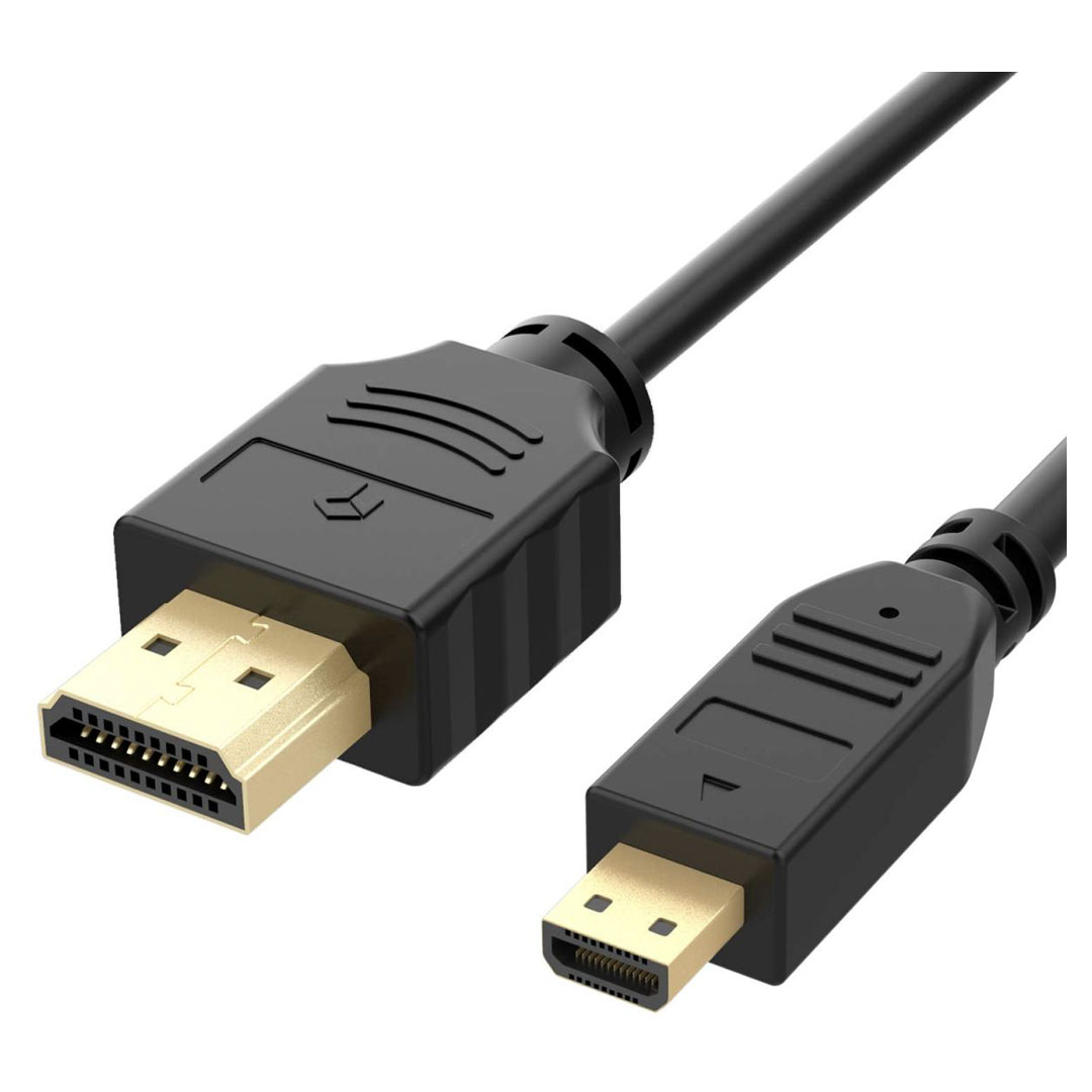HAING Micro HDMI to HDMI Cable 1.8M (HI-1051-HMC-1.8M) Price in Jordan HAING Micro HDMI to HDMI Cable 1.8M (HI-1051-HMC-1.8M) - Buy Online in Jordan | OfficeJo