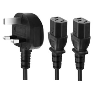 HAING UK 3-Pin Y Splitter Power Cable 2M (HI-1061-UPC-2M) Price in Jordan HAING UK 3-Pin Y Splitter Power Cable 2M (HI-1061-UPC-2M) - Buy Online in Jordan | OfficeJo