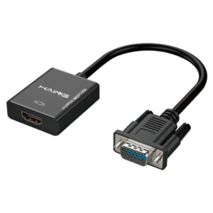 HAING VGA to HDMI Adapter with Audio High Quality (HI-2004-VHAU) - Buy Online in Jordan | OfficeJo