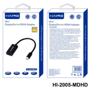 HAING Mini DisplayPort to HDMI Adapter Price in Jordan HAING Mini DisplayPort to HDMI Adapter - Buy Online in Jordan | OfficeJo