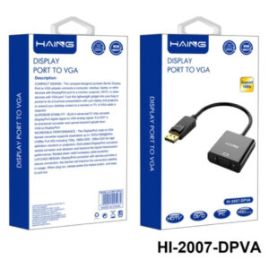 HAING DisplayPort to VGA High-Resolution Adapter (HI-2007-DPVA) - Buy Online in Jordan | OfficeJo