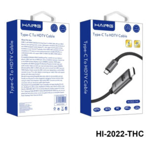 HAING Type-C to HDMI Cable 1.8M 60Hz (HI-2022-THC-1.8M) Price in Jordan HAING Type-C to HDMI Cable 1.8M 60Hz (HI-2022-THC-1.8M) - Buy Online in Jordan | OfficeJo