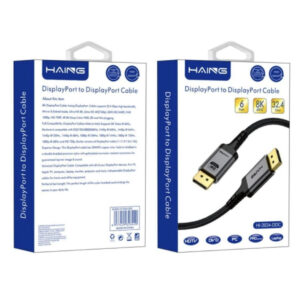 HAING DisplayPort to DisplayPort Cable 8K 1.8M (HI-2034-DDC) - Buy Online in Jordan | OfficeJo