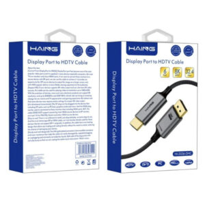HAING DisplayPort to HDMI Cable 8K 1.8M (HI-2036-DHC) Price in Jordan HAING DisplayPort to HDMI Cable 8K 1.8M (HI-2036-DHC) - Buy Online in Jordan | OfficeJo
