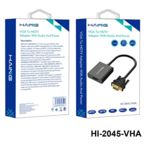 HAING VGA to HDMI Adapter with Audio & Power (HI-2045-VHA) - Buy Online in Jordan | OfficeJo