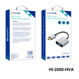 HAING HDMI to VGA Adapter with Audio & Power (HI-2050-HVA) Price in Jordan HAING HDMI to VGA Adapter with Audio & Power (HI-2050-HVA) - Buy Online in Jordan | OfficeJo