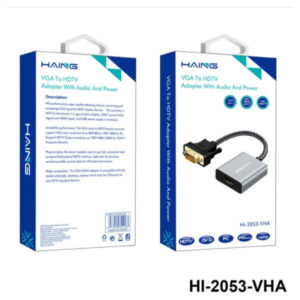 HAING VGA to HDMI Adapter with Audio & Power Cable (HI-2053-VHA) - Buy Online in Jordan | OfficeJo