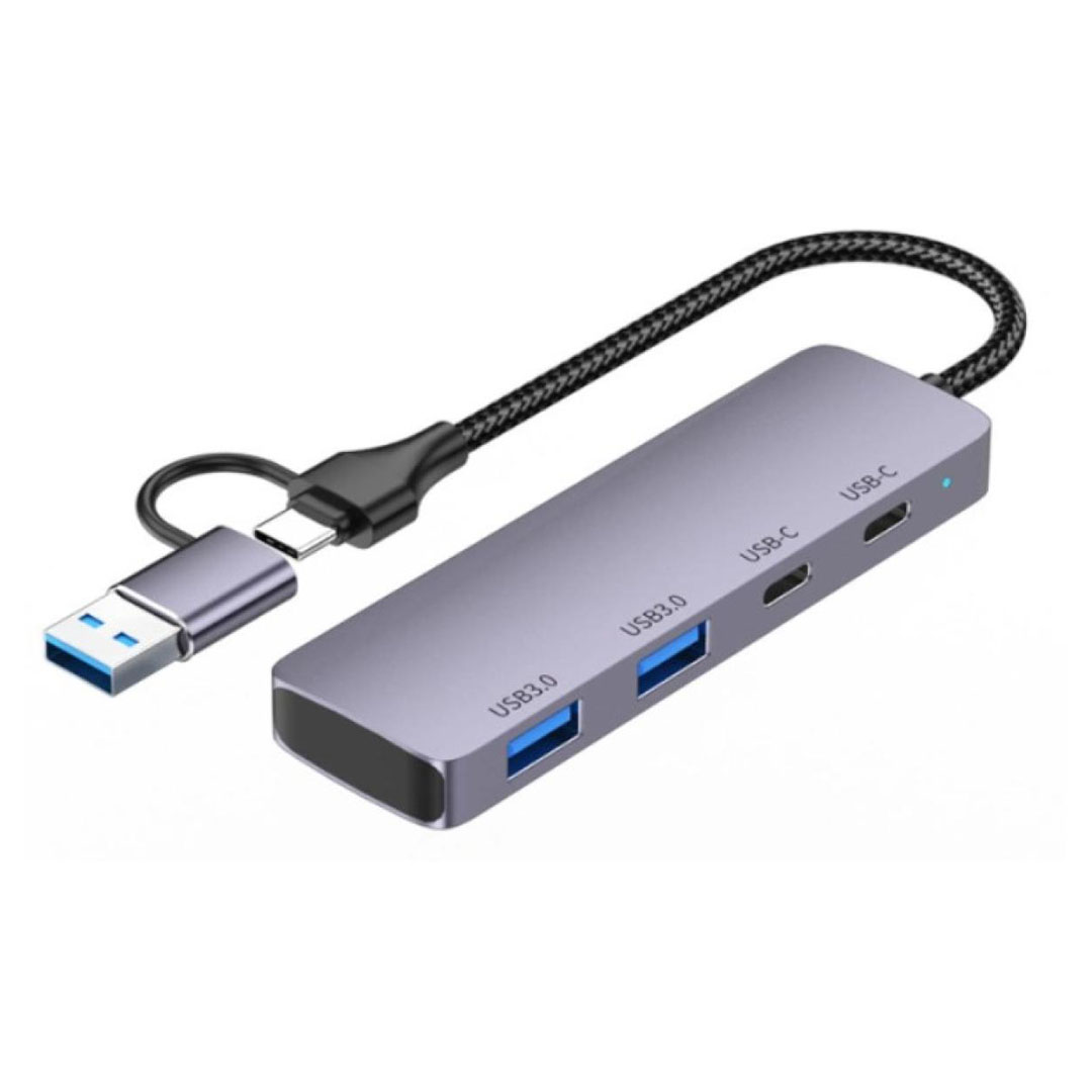 HAING Type-C USB 3.0 4-Port Multi-Function Hub Adapter (HI-3002-TUH) Price in Jordan HAING Type-C USB 3.0 4-Port Multi-Function Hub Adapter (HI-3002-TUH) - Buy Online in Jordan | OfficeJo