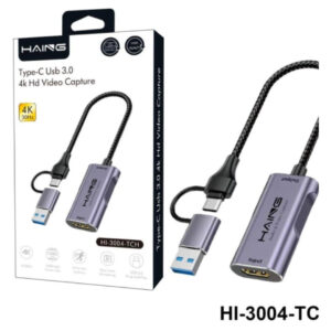 HAING Type-C USB 4K HD Video Capture Adapter (HI-3004-TCH) - Buy Online in Jordan | OfficeJo