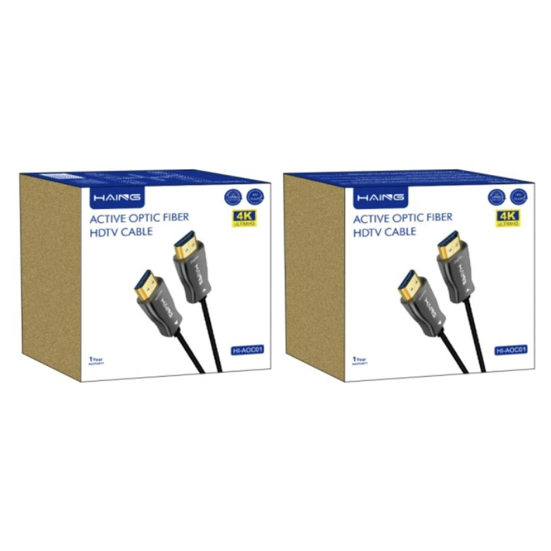 HAING High-Speed Fiber HDMI Cable 10M (HI-AOC01-10M) Price in Jordan HAING High-Speed Fiber HDMI Cable 10M (HI-AOC01-10M) - Buy Online in Jordan | OfficeJo